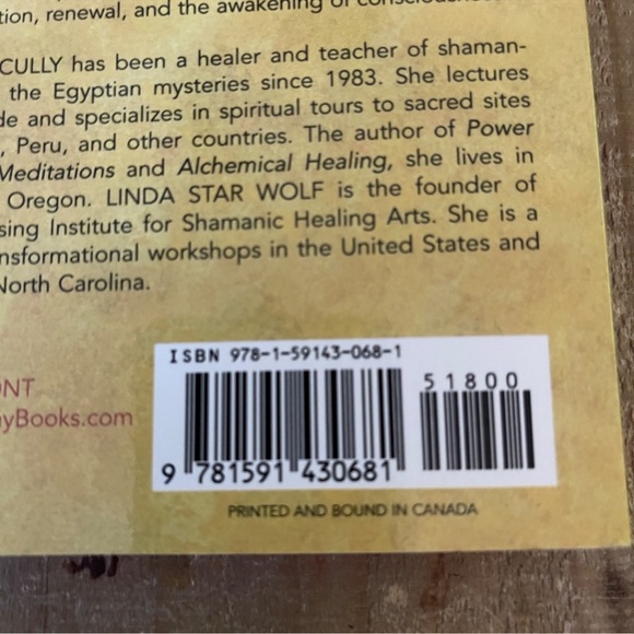 Shamanic Mysteries of Egypt by Nicki Scully & Linda Star Wolf Soft Cover - Picture 3 of 3
